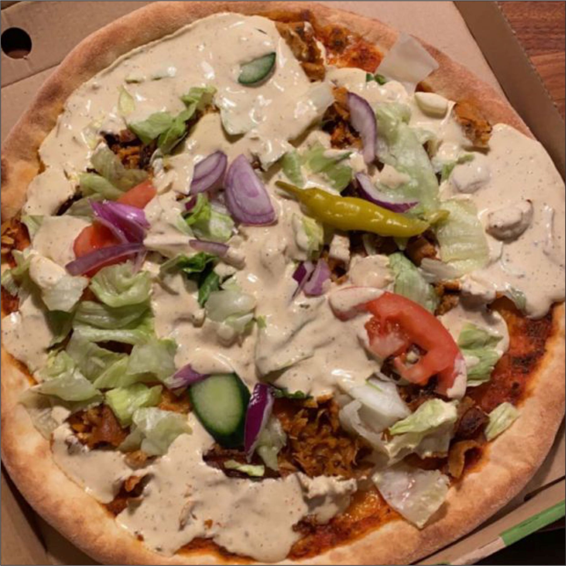 Mughlai pizza